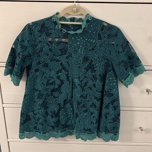 Lace HD in Paris blouse from Anthropologie